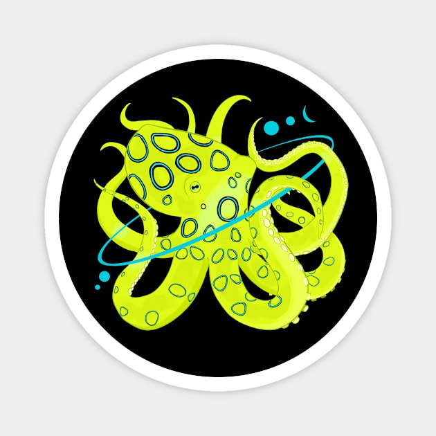 BLUE-RINGED OCTOPUS Magnet by itshypernova